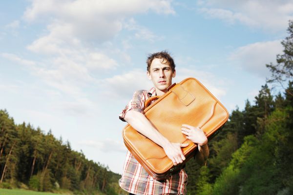 homme, la personne, paysage, forêt, femme, la photographie