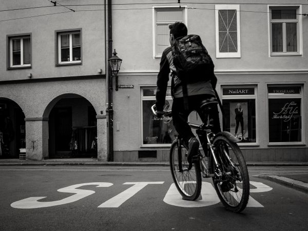 man,black and white,people,road,white,sport