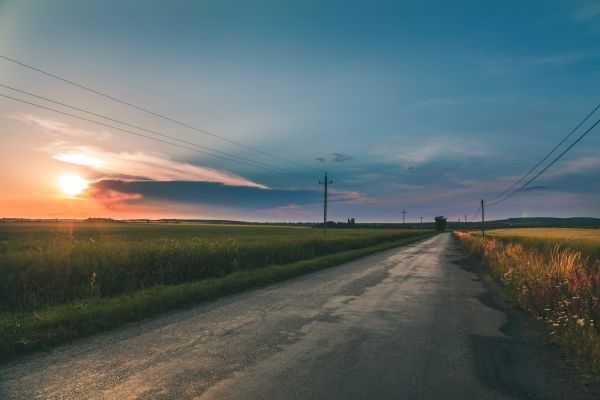 Himmel, Straße, Wolke, natürliche Landschaft, Horizont, Atmosphärisches Phänomen