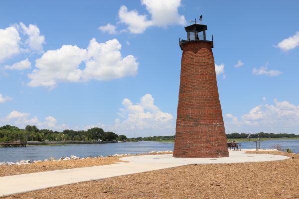 plage, mer, côte, phare, la tour, Lac