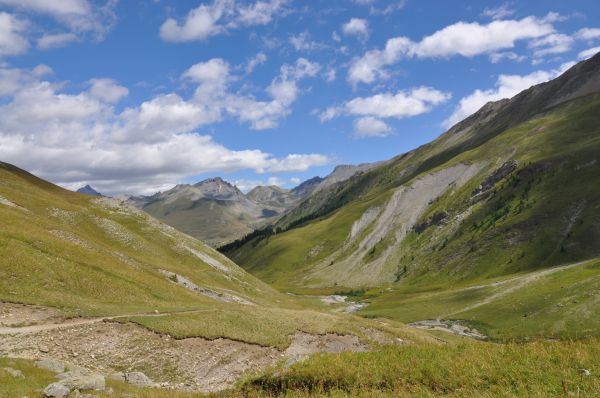 paesaggio, natura, natura selvaggia, a passeggio, montagna, nube