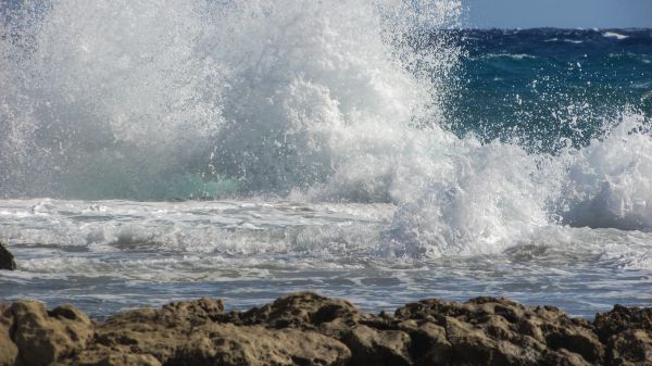 plajă, mare, coastă, apă, natură, stâncă