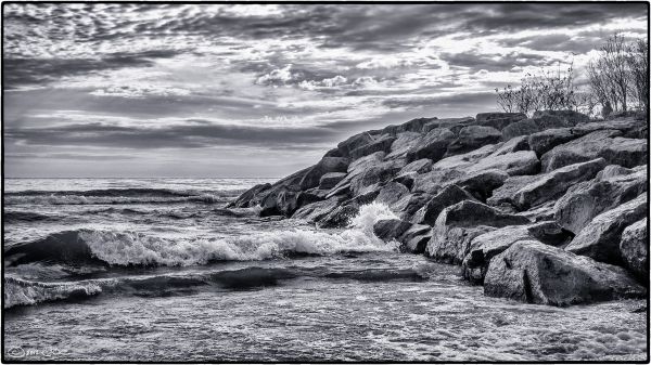 風景, 水, 自然, 海, 海岸, 岩