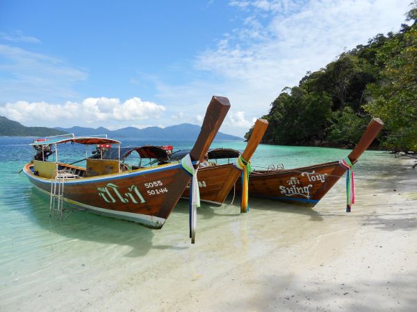 海滩,海,滨,性质,海洋,天空