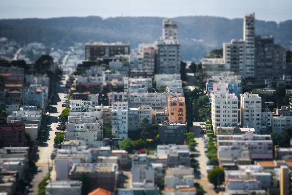 γραμμή ορίζοντα, φωτογραφία, πόλη, πόλη, ορίζοντας, θολούρα