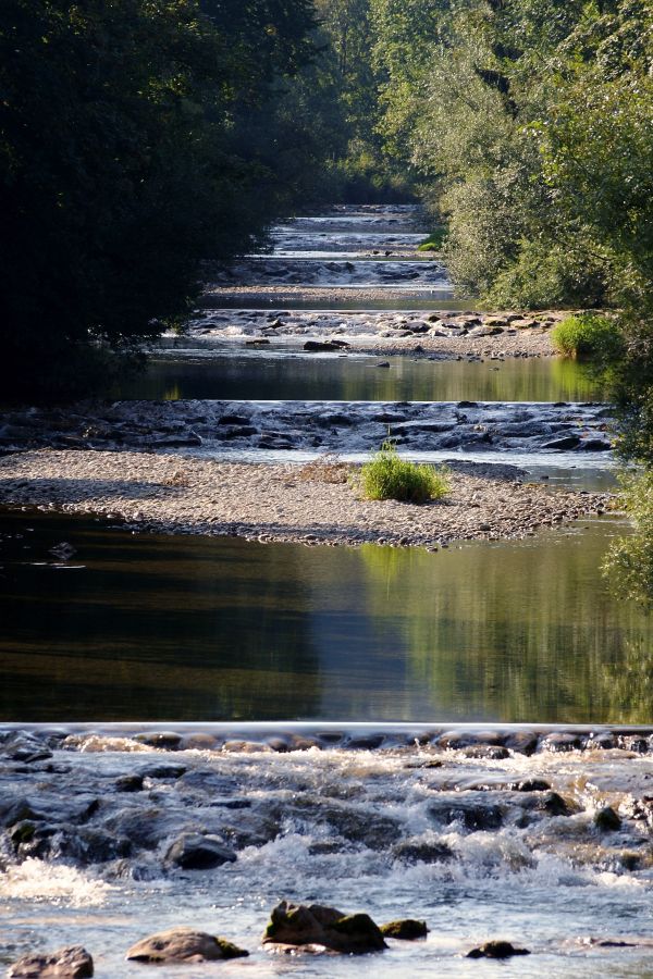 Landschaft, Baum, Wasser, Natur, Wald, Rock