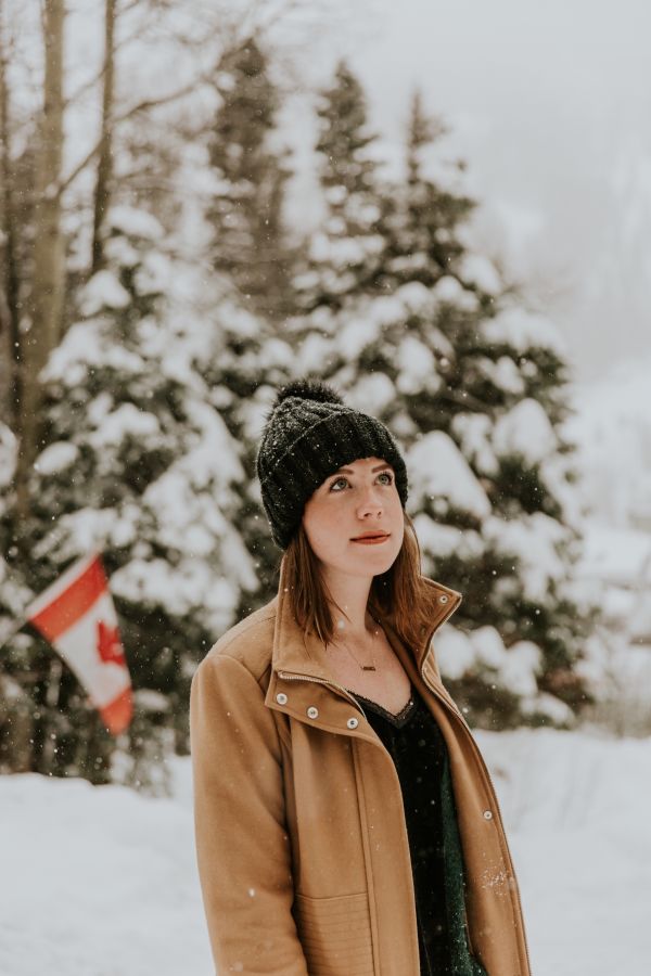 snow, winter, girl, woman, female, model