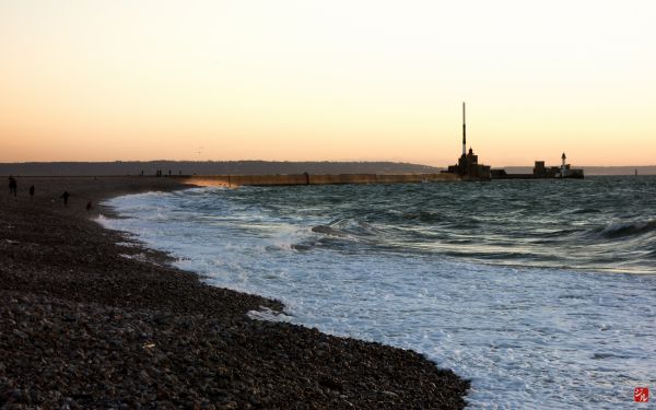 plaża, morze, Wybrzeże, piasek, ocean, horyzont