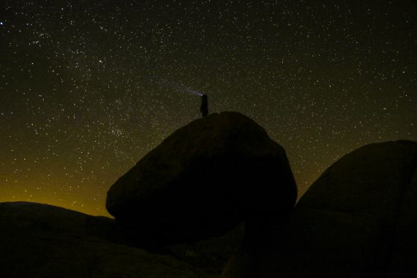 岩,光,空,夜,星,雰囲気