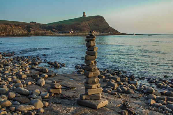 beach, sea, coast, water, rock, sand