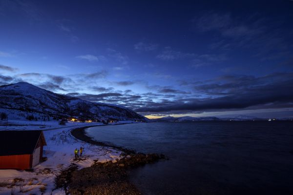 海滩, 海, 滨, 海洋, 地平线, 山