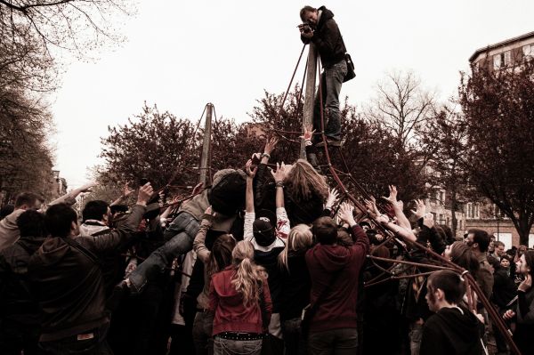 Menschen,Film,Menge,Parade,Musiker,Festival