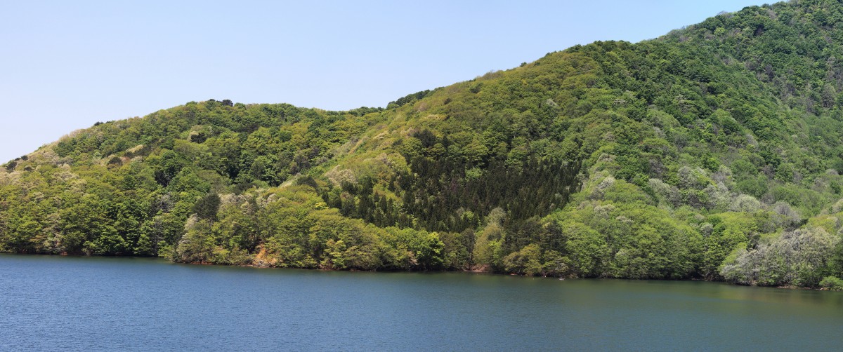 árbol, bosque, montaña, lago, río, panorama, alto, fiordo, depósito, Cuerpo de agua, Imagen genial, Photomerge, 5d, Contrata, yo, lago, Markii, ecosistema, Pano, Hola, Res, resolución, puntada, Fukushima, Yamagún, Onogawako, Tarn