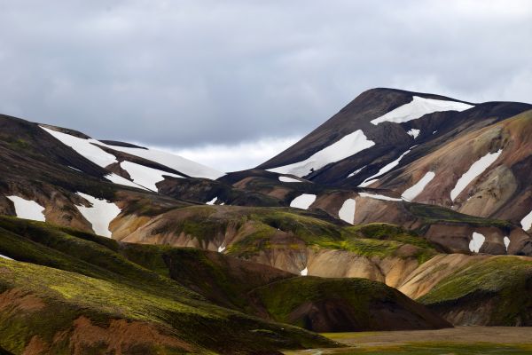 panorama,Rocha,região selvagem,montanha,neve,Colina