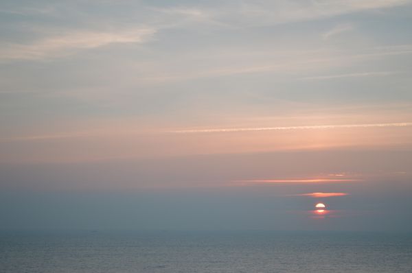 mare, coastă, natură, ocean, orizont, nor