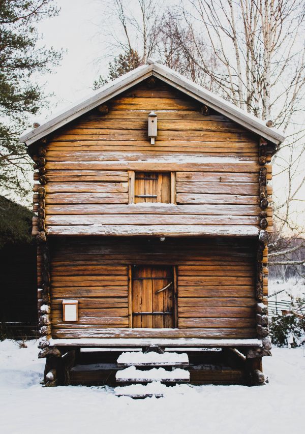 nieve,invierno,madera,casa,ventana,edificio