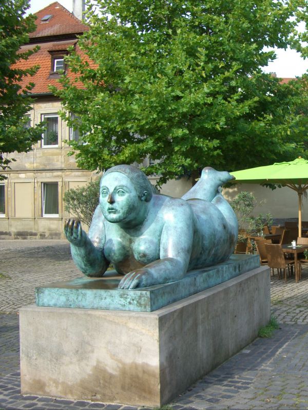 meisje,vrouw,steen,monument,standbeeld,dierentuin