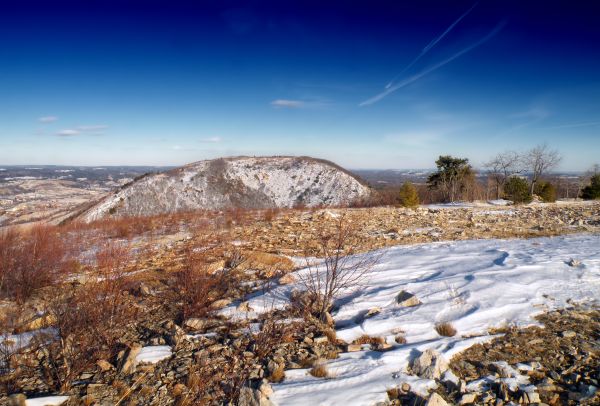 paysage, la nature, Roche, région sauvage, Montagne, neige