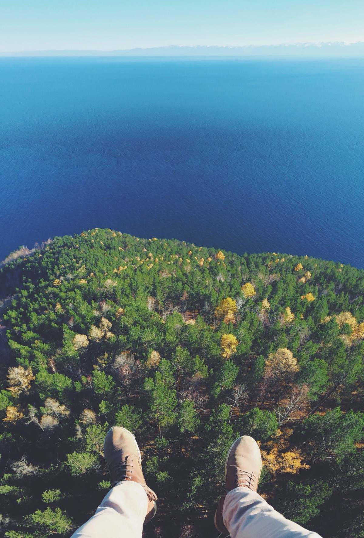 morze, Wybrzeże, drzewo, Natura, las, ocean, horyzont, Góra, wędrówki, wzgórze, Klif, jesień, zatoka, teren, peleryna, Fotografia lotnicza