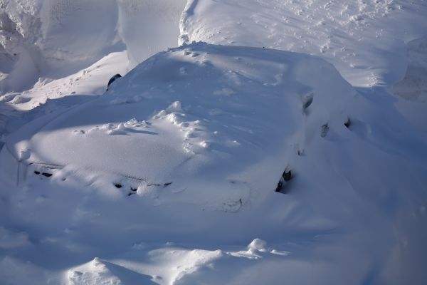 montaña, nieve, frío, invierno, nube, cielo