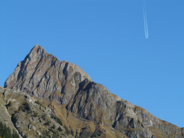 Kaya, dağ, yürüyüş, macera, Dağ sırası, uçak