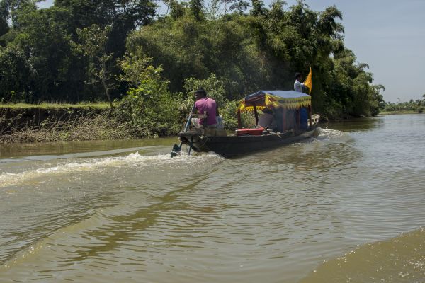 คน, เรือ, ภูมิประเทศ, น้ำ, ธรรมชาติ, ท้องฟ้า