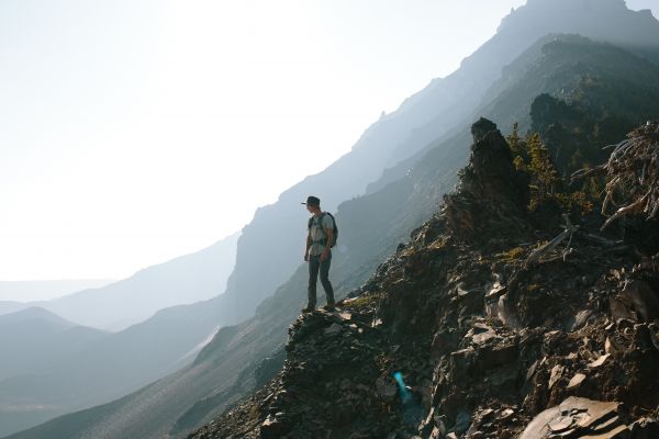 man,landscape,nature,walking,person,mountain