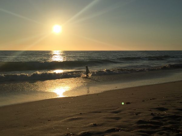 Strand, Meer, Küste, Sand, Ozean, Horizont