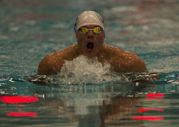 agua, deporte, recreación, piscina, carril, aptitud