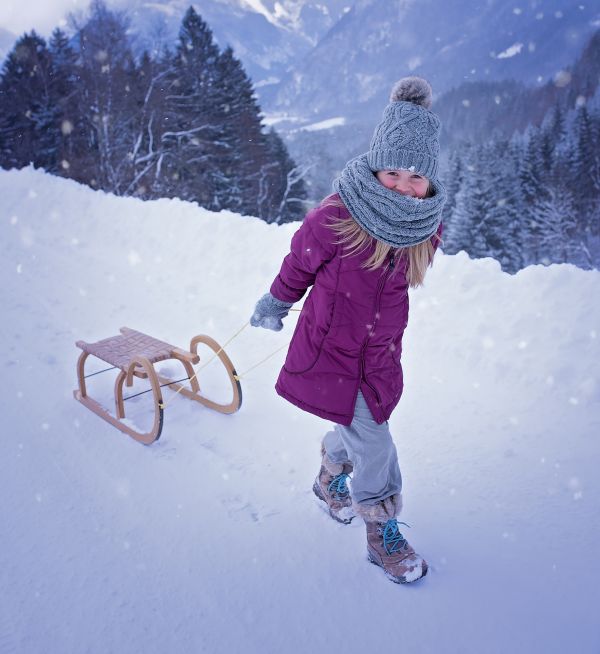 natura,persona,ragazza,la neve,freddo,inverno