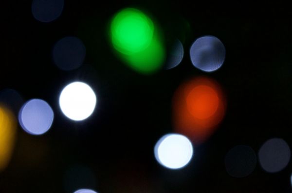 licht, bokeh, vervagen, abstract, nacht, lijn