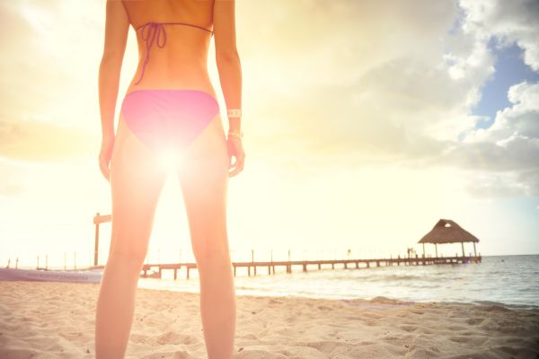 main,plage,fille,femme,la photographie,eau