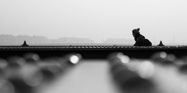 silhouette, light, black and white, white, street, photography