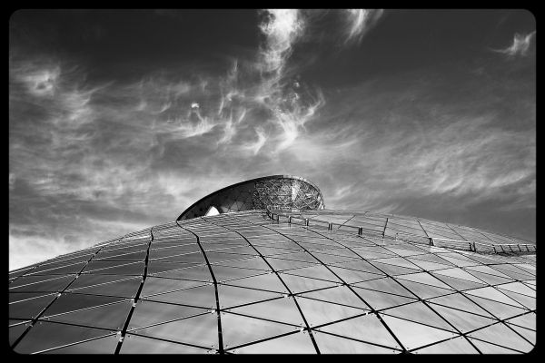 光, 雲, 黒と白, 白, 写真, 空