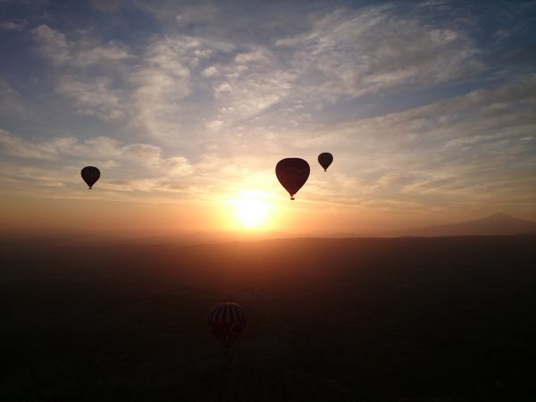 horisont, Sky, himmel, landskap, vinge, lett