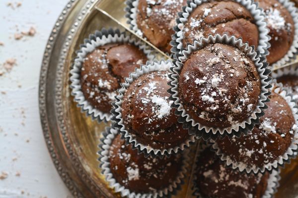 blanc, doux, foncé, fête, Coupe, aliments