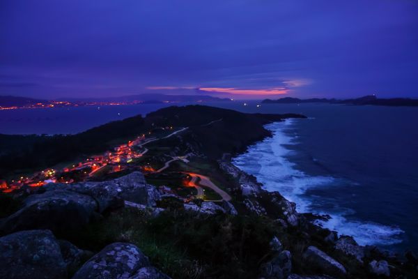 風景,海,海岸,海洋,地平線,山