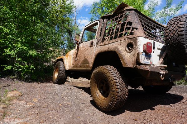 coche, rueda, aventuras, jeep, vehículo, parachoque