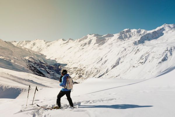 sníh, hora, ski horolezectví, lyžování, ledová landform, horských reliéf