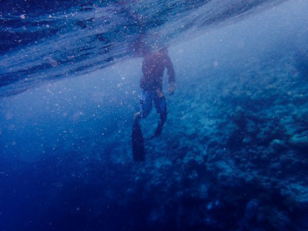 море,океан,човек,вълна,гмуркане,под вода