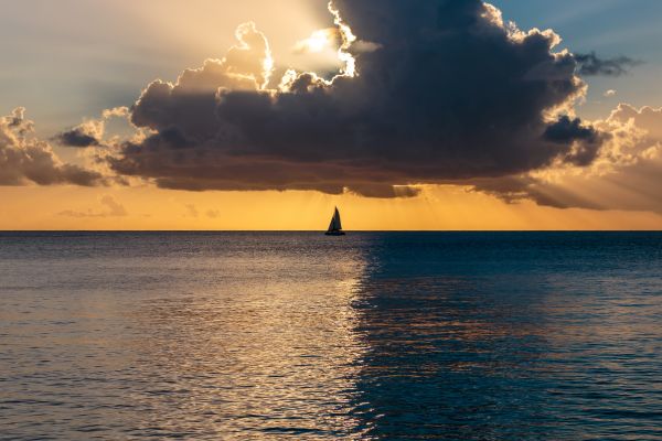 plage,mer,côte,océan,horizon,nuage