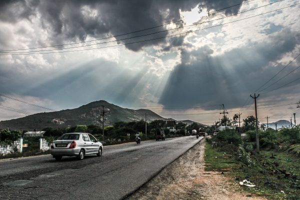 пейзаж, природа, на открытом воздухе, гора, снег, легкий