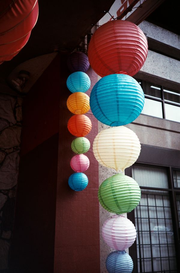 Film,rot,Ballon,bunt,Farbe,blau