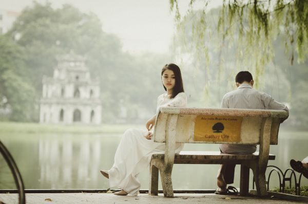 nature,people,bench,outdoor,girl,woman