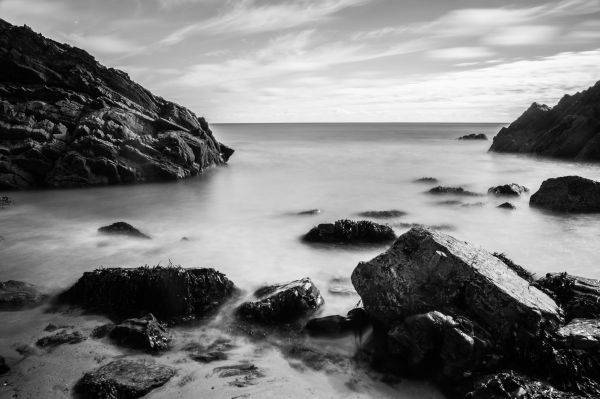 beach, landscape, sea, coast, water, nature