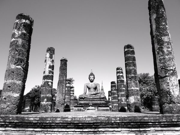 structura,monument,Alb și negru,orizont,fotografie,zgârie-nori