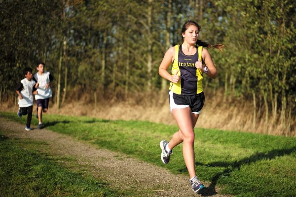 la personne, fille, sport, Lac, garçon, fonctionnement