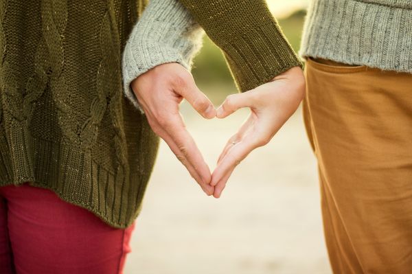 hand-,mensen,been,liefde,vrouw,hart-