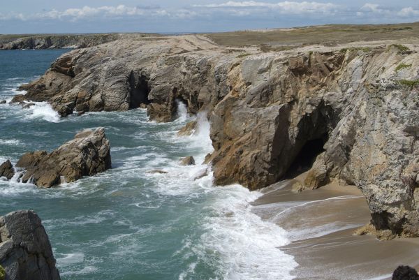 плаж, пейзаж, море, крайбрежие, вода, природа