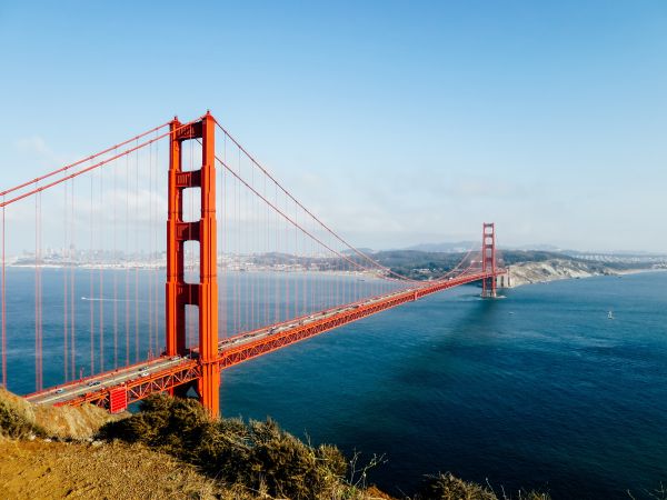 zee,water,brug,Golden Gate Bridge,San francisco,kust